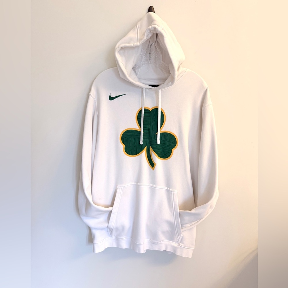 NBA Nike White CELTICS Hoodie